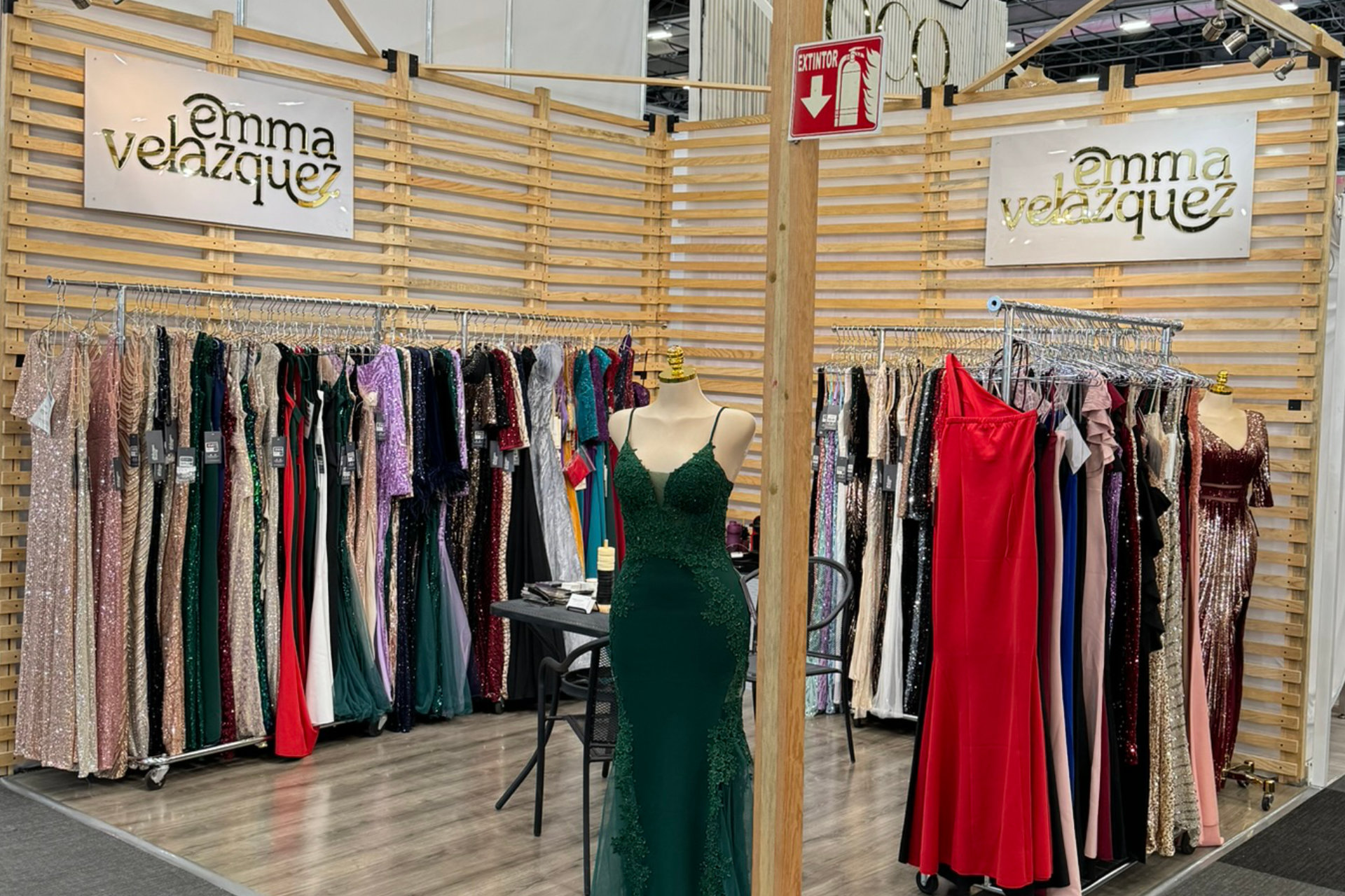 Stand de Emma Velázquez en Intermoda — mayoreo